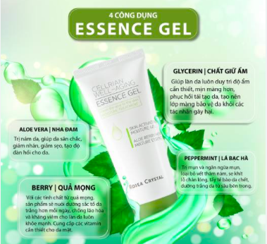 Gel bôi trơn massage mặt Cellrian well - aging essence gel